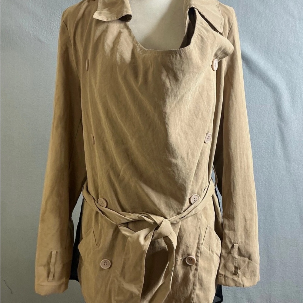Audrey Classic Tan Trench Coat